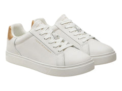 Tenis Tommy Hilfiger Essential Court Metallic Ecru para Mujer
