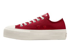 Tenis Converse San Valentín Rosas Rojo para Mujer