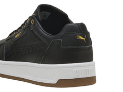 Tenis PUMA Court Classic Lux Negro y Dorado para Hombre