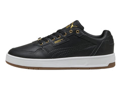 Tenis PUMA Court Classic Lux Negro y Dorado para Hombre