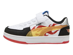 Tenis PUMA Caven 2.0 Hot Wheels Negro y Rojo para Niño