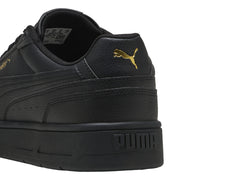 PUMA Tenis Court Classico Negro y Oro para Hombre