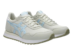 Tenis ASICS Tiger Runner LL Crema y Azul Claro para Mujer