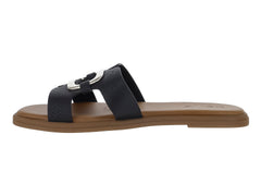 Sandalias Levi's Negro Serpiente para Mujer