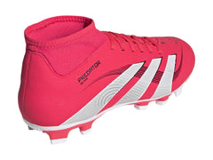 Tenis Adidas Predator Club Sock Firme Rojo y Blanco para Hombre