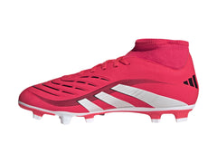 Tenis Adidas Predator Club Sock Firme Rojo y Blanco para Hombre
