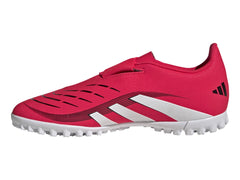 Tenis de Fútbol Adidas Predator Club Rojo y Blanco para Niño