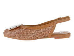 Zapatos Flats ROZE Color Camel para Mujer