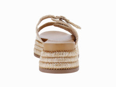 Sandalias Plataforma Roze Color Dorado para Mujer