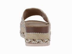 Sandalias Plataforma Roze Azul y Beige para Mujer