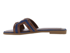 Sandalias ROZE Color Brown/Navy para Mujer