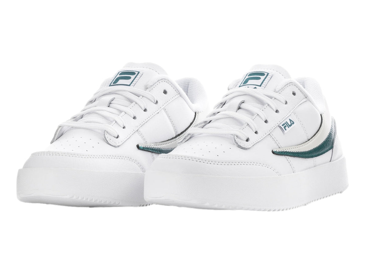 Tenis FILA Royalton Blanco y Verde para Mujer