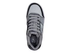 Tenis Skechers Street B Gris y Negro para Niño
