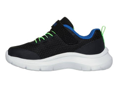 Tenis Skechers Azul y Verde Lima para Niño
