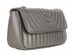 Bolso Crossbody ROZE Gris Inox para Mujer
