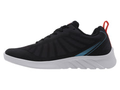 Tenis K-Swiss Corel Negro con Azul y Naranja para Hombre