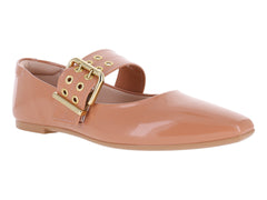 Zapatos Planos Ballerinas Moleca Color Nude para Mujer