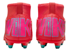 Tenis de Fútbol Nike Superfly 10 Club Rojo y Verde para Niño