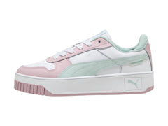 Tenis PUMA Carina Street Blanco y Colores Pastel para Niña