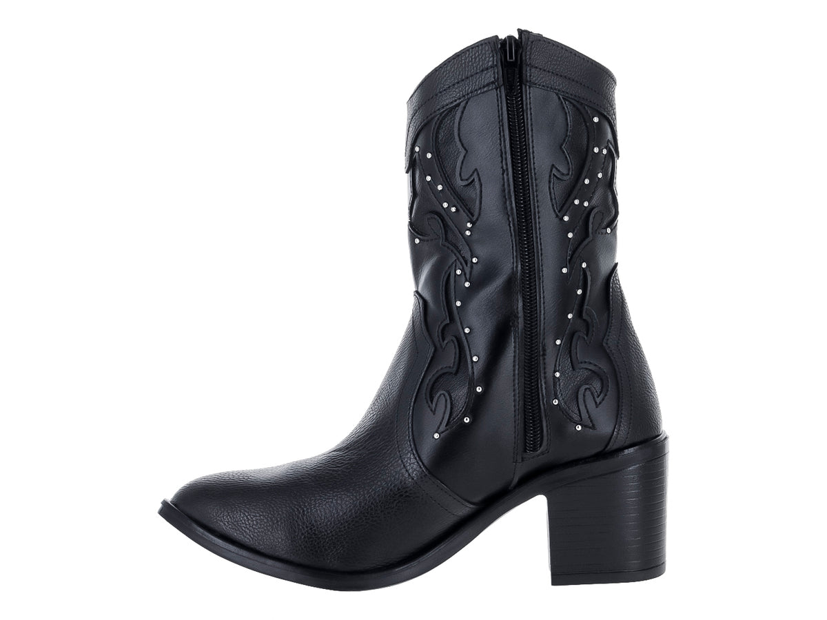 Botas Luna Rosa Negro para Mujer