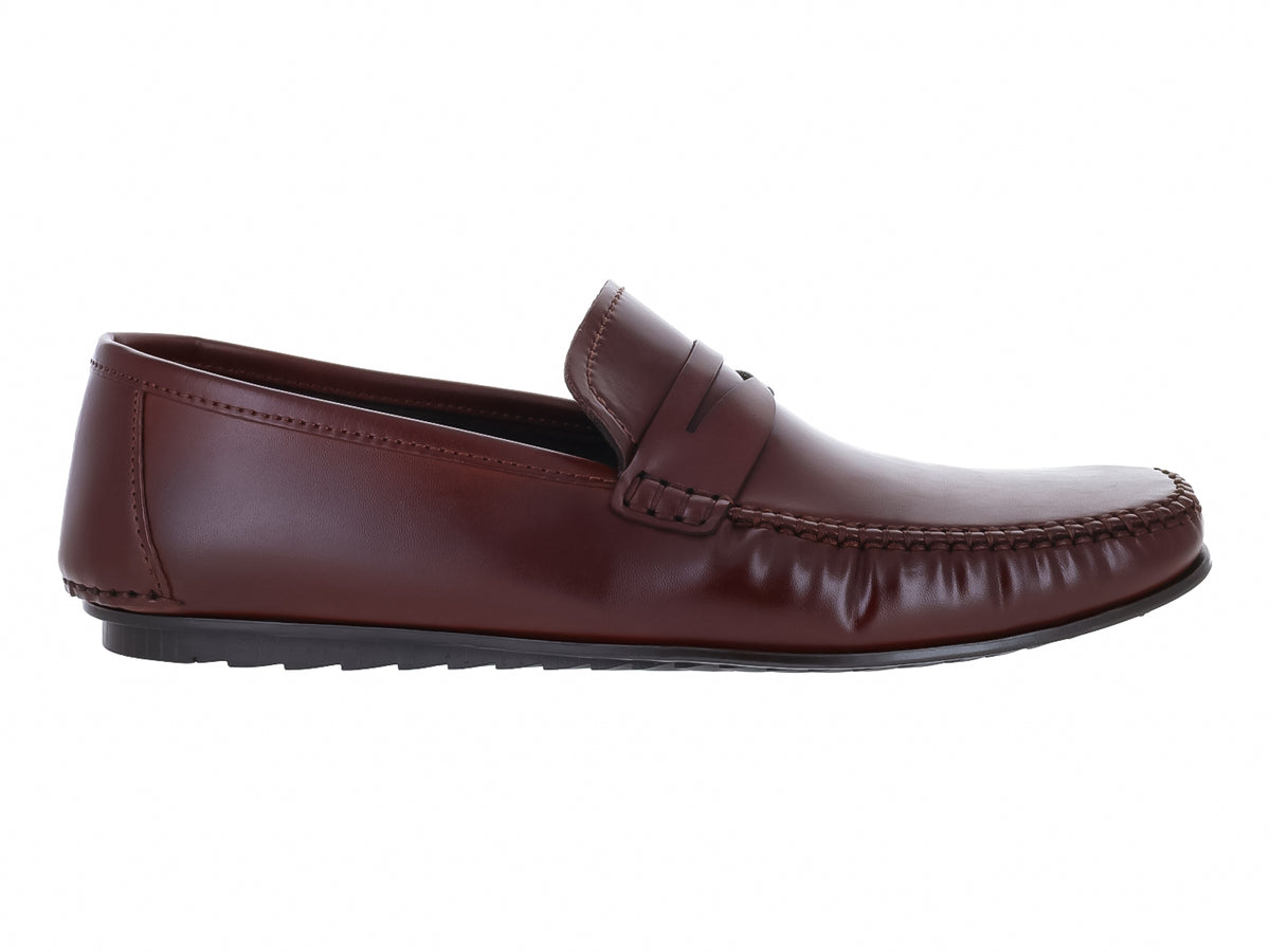 Zapatos Gino Cherruti Guante Cafe Caballero 4500 Para Hombre