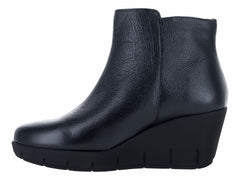 Botines Hispana de Piel Negro para Mujer