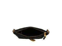 Bolsa de Hombro Steve Madden Benno Negro y Dorado para Mujer