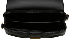 Bolso de Hombro Steve Madden Brutus Negro y Dorado para Mujer
