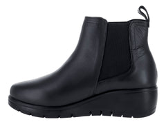 Botines Stefania de Piel Negro para Mujer