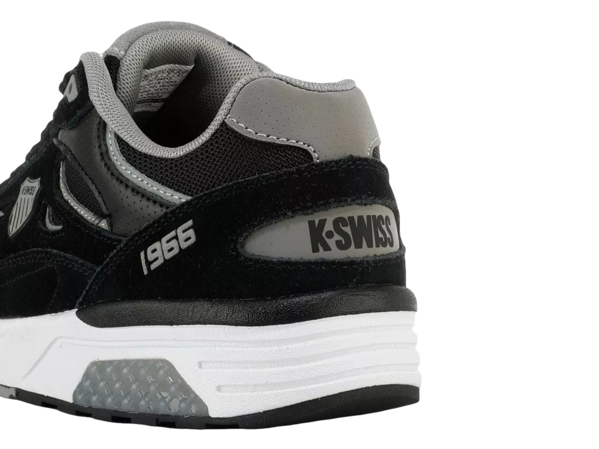 Tenis K-Swiss Contender Negro y Gris para Hombre