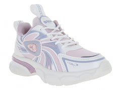 Tenis Clasben Star Blanco Rosa para Niña