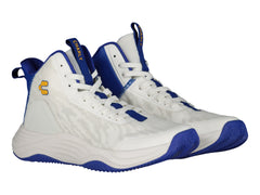 Tenis Charly de Baloncesto Blanco y Azul para Hombre