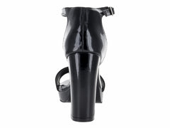 Sandalias Clasben Negro Charol para Mujer
