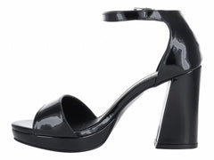 Sandalias Clasben Negro Charol para Mujer