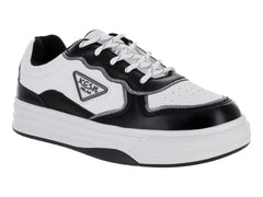 Tenis Clasben Praga Blanco Negro para Mujer
