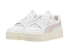 Tenis Puma Carina Street Lux Blanco y Malva para Mujer