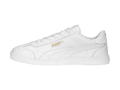 Tenis PUMA Club 5v5 Blanco y Oro para Mujer