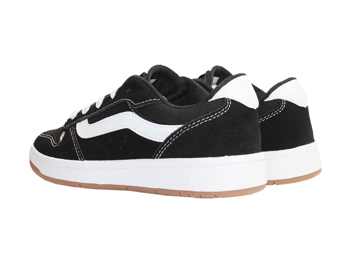 Tenis Vans Ryland LS Negro y Blanco para Mujer