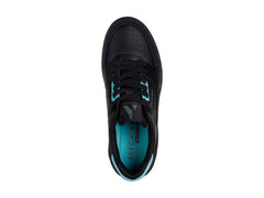 Tenis Skechers One Court Negro con Turquesa para Mujer