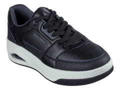 Tenis Skechers One Court Negro con Turquesa para Hombre