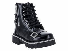 Botines de Charol Negro Miroslava para Niña