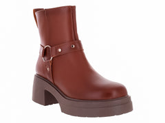 Botines Luna Rosa Color Tan para Mujer