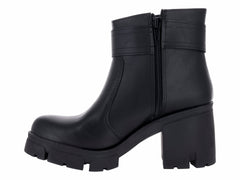 Botines Luna Rosa Negro para Mujer