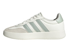 Tenis Adidas Bareda Blanco y Verde Metálico para Mujer
