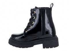 Botas Kassandra de Charol Negro para Niña
