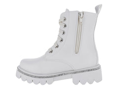 Botas Kassandra Blanco Plata para Niña