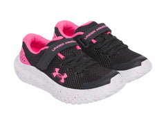 Tenis Under Armour GPS Surge 4 Negro con Rosa para Niña