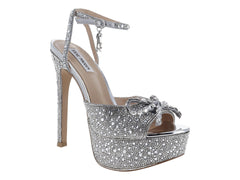 Sandalias Steve Madden Steppe Silver para Mujer