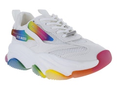 Tenis Steve Madden Posses Blanco Multicolor para Mujer