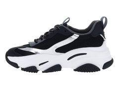 Tenis Steve Madden Posses Negro y Plata para Mujer